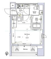 ガリシア中野弥生町の間取り画像