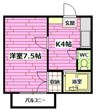 エスポアールMの間取り画像