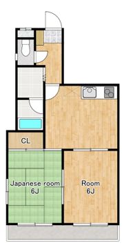 煉瓦館88 レオン88の間取り画像