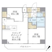 アジールコート町屋の間取り画像