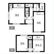 柱5丁目戸建ての間取り画像