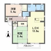 プロシード笹谷 Aの間取り画像