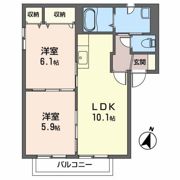 ロイヤルハイツ Jの間取り画像