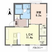 グランド ソレイユ Bの間取り画像