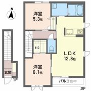 Kブランシェ Iの間取り画像