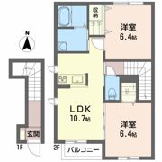 シャーメゾンSの間取り画像