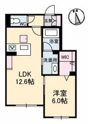 クオン新涯の間取り画像