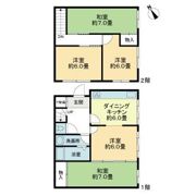 鴻巣市稲荷町戸建ての間取り画像