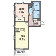 ベルフルールの間取り画像