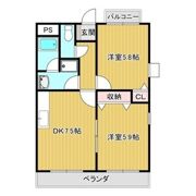 セントラルハイツ野瀬 EASTの間取り画像