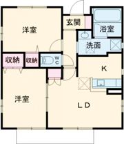 仮称)結城四ツ京ハイツ Cの間取り画像