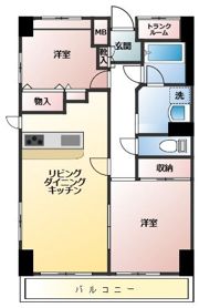 エスティメゾン妙典の間取り画像
