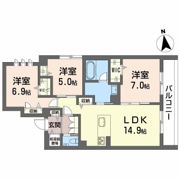 ポルターナIの間取り画像