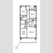 アソシエール溝の口の間取り画像