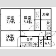 荒巻ハイツA棟の間取り画像