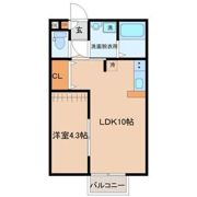 八木山弥生町新築アパートの間取り画像