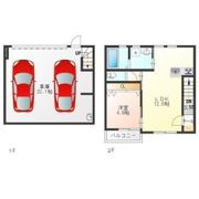 Garage position 鹿沼EFGHの間取り画像