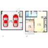 Garage position 鹿沼EFGHの間取り画像