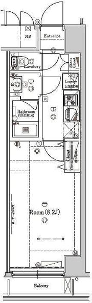 ラフィスタ錦糸町Ⅱの間取り画像