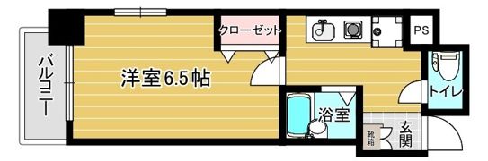 マンション花房の間取り画像