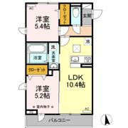 Aーroom寒河江の間取り画像