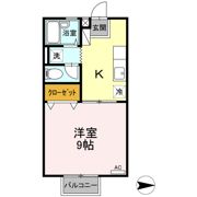 ドリームハイツ Bの間取り画像