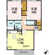 エクセルパーク B棟の間取り画像