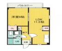 リーブルAの間取り画像