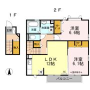 D-room子の神 IJKL(ﾈﾉｶﾞﾐｱｲｼﾞｪｲｹｲｴﾙ)の間取り画像