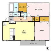 リビングタウン下地 Bの間取り画像