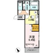 ボンリューヌ池端の間取り画像