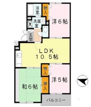 トリヴァンベール武庫川の間取り画像