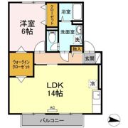 シャトレー緑ヶ丘 Aの間取り画像