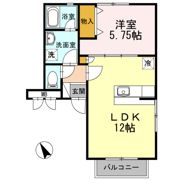 アールエムハイツ Ⅲの間取り画像