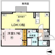 D-ROOM本城東 A棟の間取り画像