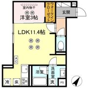 D-ROOM松香台の間取り画像