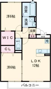 オリエンタル岡弥Aの間取り画像