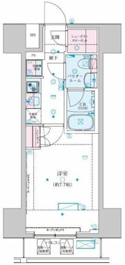 GENOVIA川崎Ⅶの間取り画像