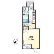 （仮）スターテラスⅡ下岡本町新築アパートの間取り画像