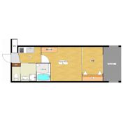 Kaunis都島の間取り画像