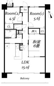 エテルノ豊春の間取り画像