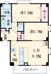 フォブールイーストの間取り画像