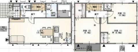 グランソフィア細谷Ⅴの間取り画像