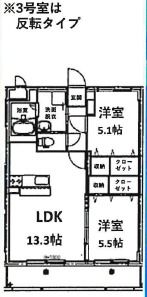 サンリバー三川の間取り画像