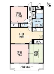 エメロード長沼の間取り画像