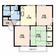 アレーゼⅠの間取り画像