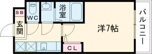 AILE岡場Ⅲの間取り画像