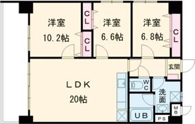 森塚第20マンションの間取り画像