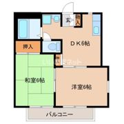 アンビション若松D棟の間取り画像