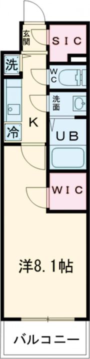 エスリード京都梅小路の間取り画像